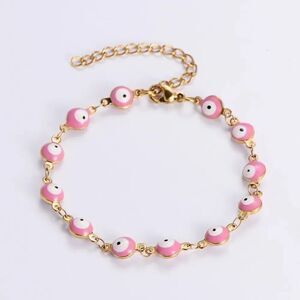 Pink Evil Eye Bracelet #2233